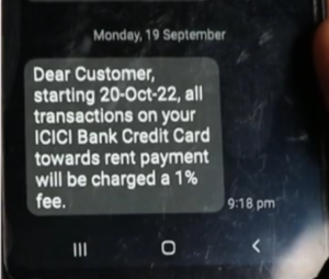 ICICI Bank credit card Charges