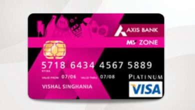 Axis Bank My Zone Easy Credit Card